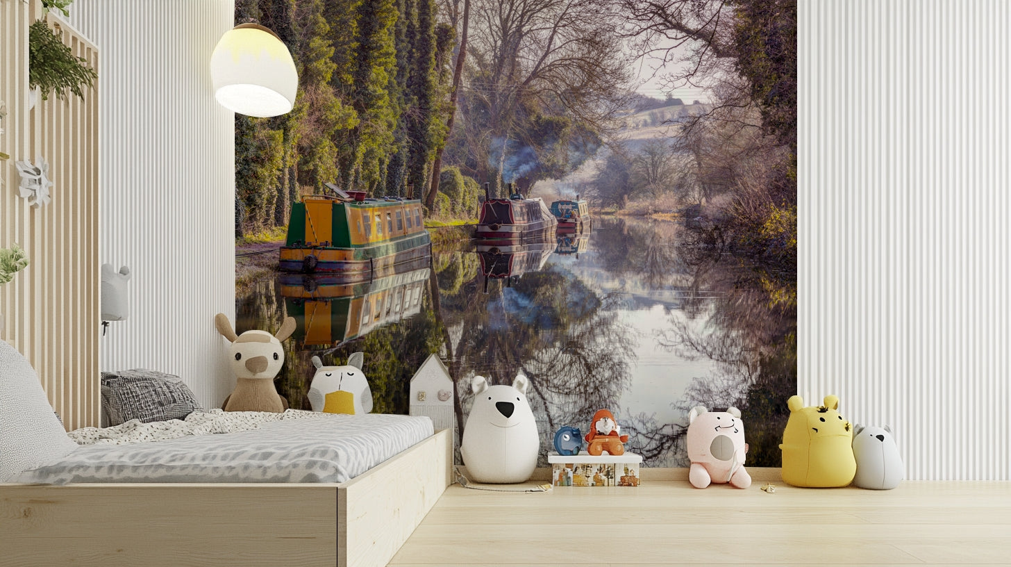 Focus on water reflections.

