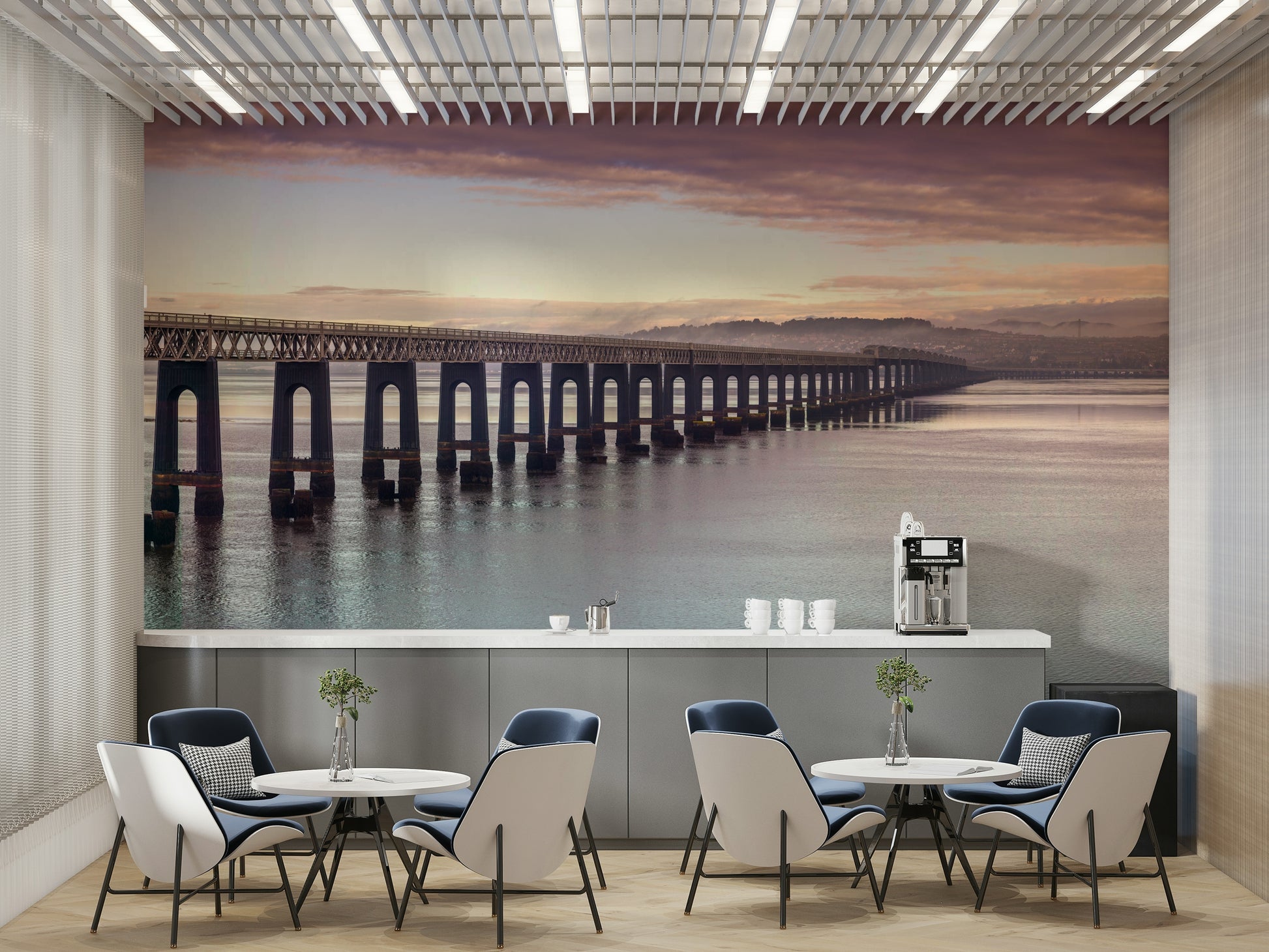 Focus on light play and structural detail.

