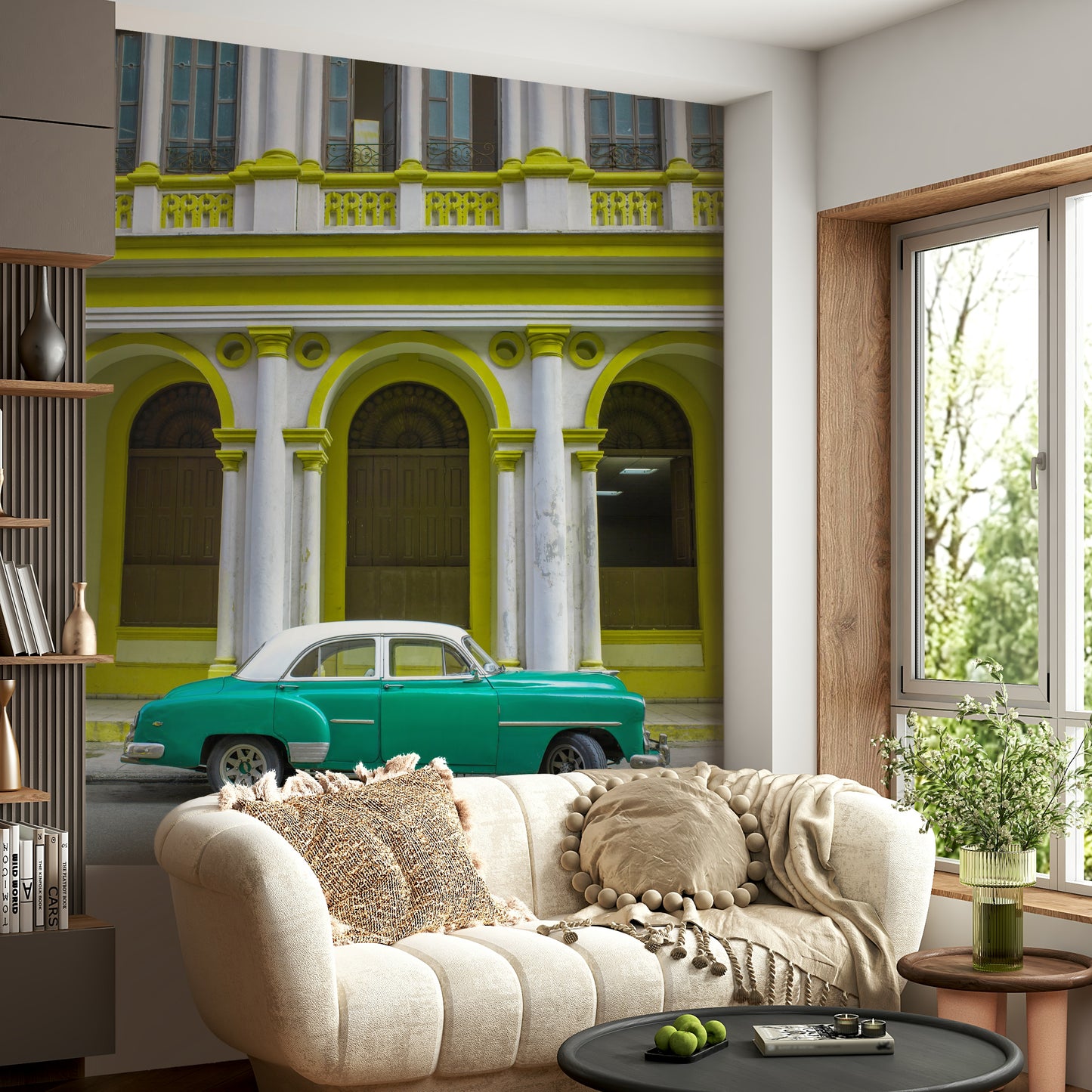 Ideal for a living room, dining room, or study.

