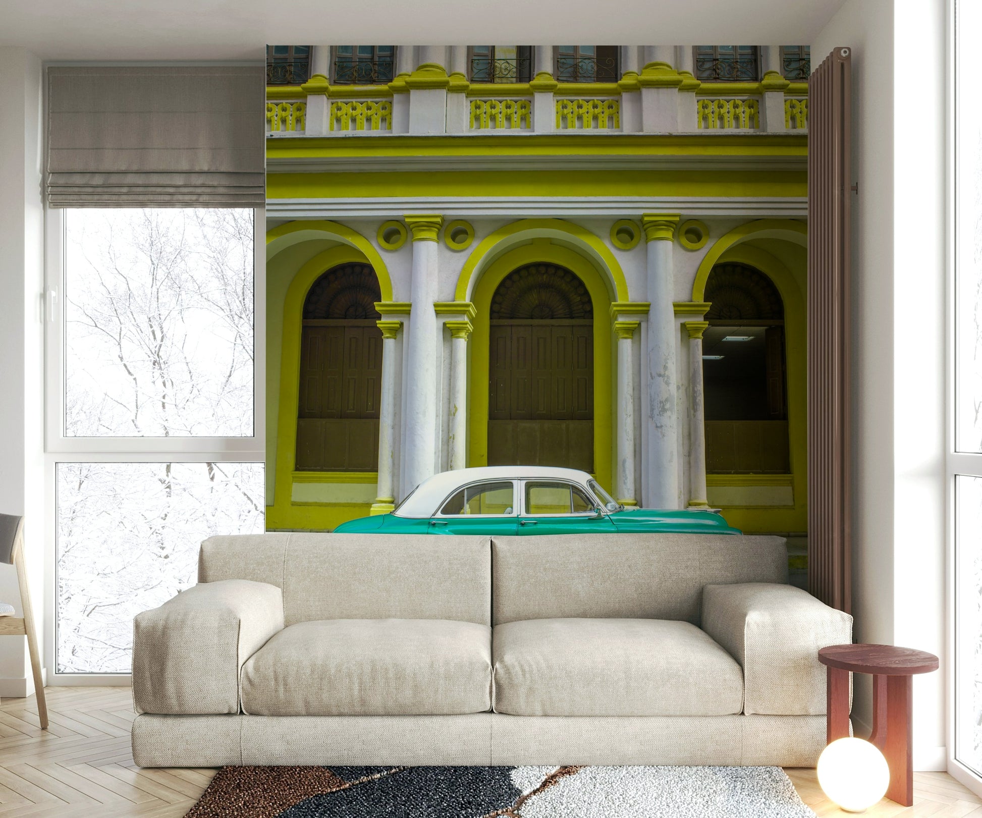 Wall decor evoking charm of past eras.

