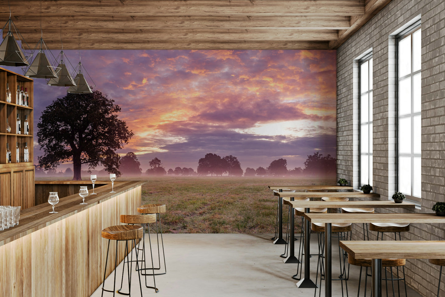 purple and pink sky at dawn

