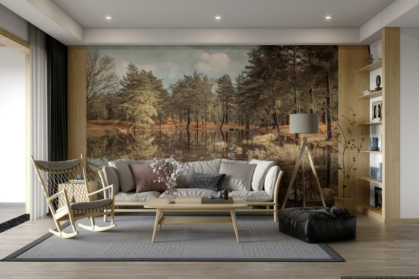 tranquil and quiet natural scene

