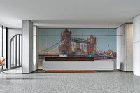 london bridge scene at night

