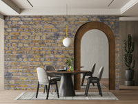 classic brickwork pattern mural

