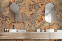 textured cork wall covering

