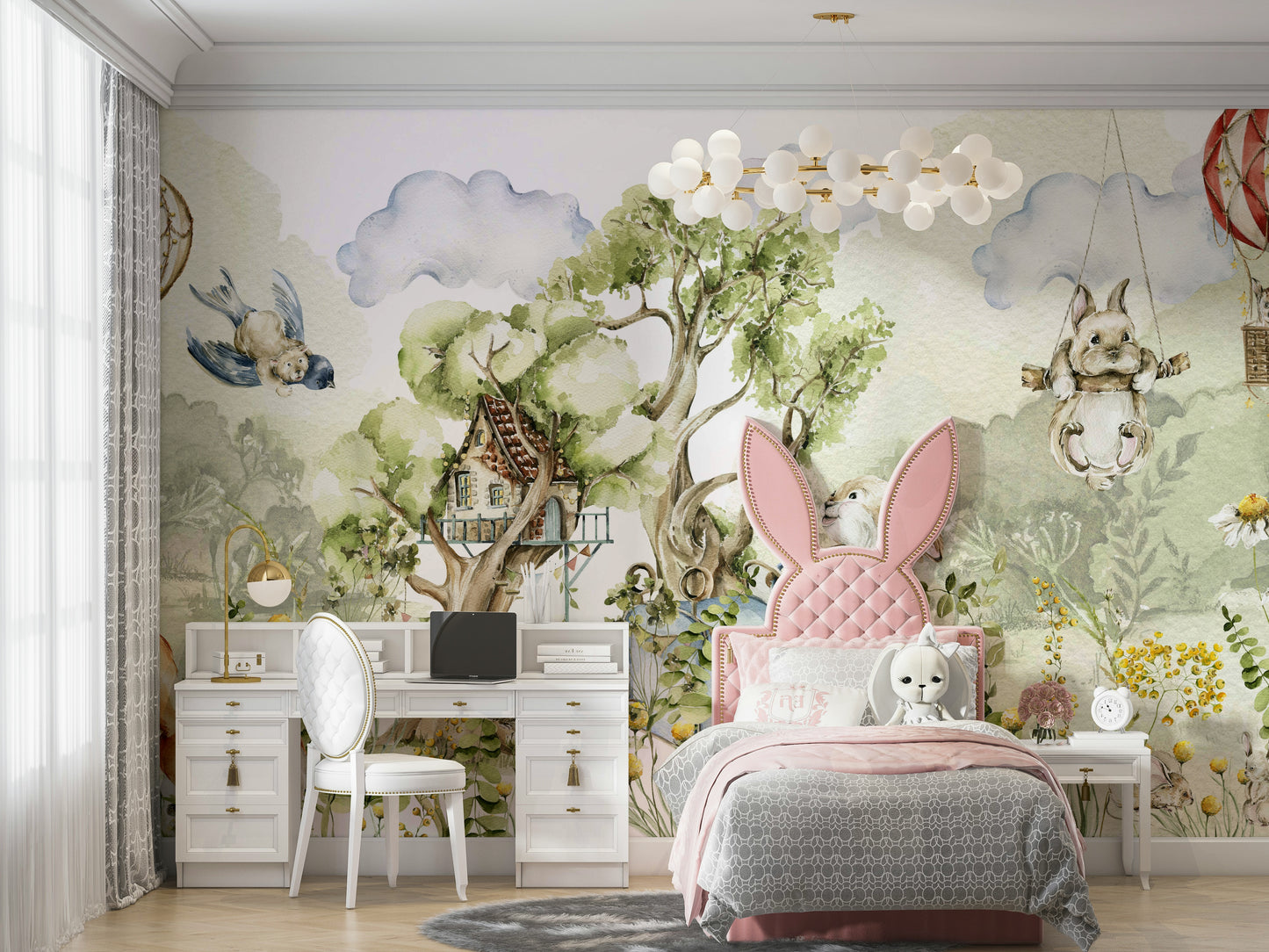 Woodland Whimsy Wall Mural.

