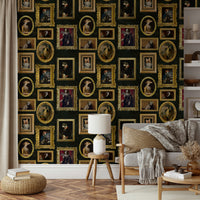 Design with a blend of whimsy and classic art.

