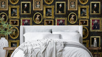 Gilded Animal Aristocracy Wallpaper.


