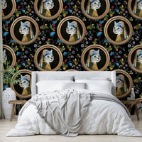 Subtle feline elements or themes.

