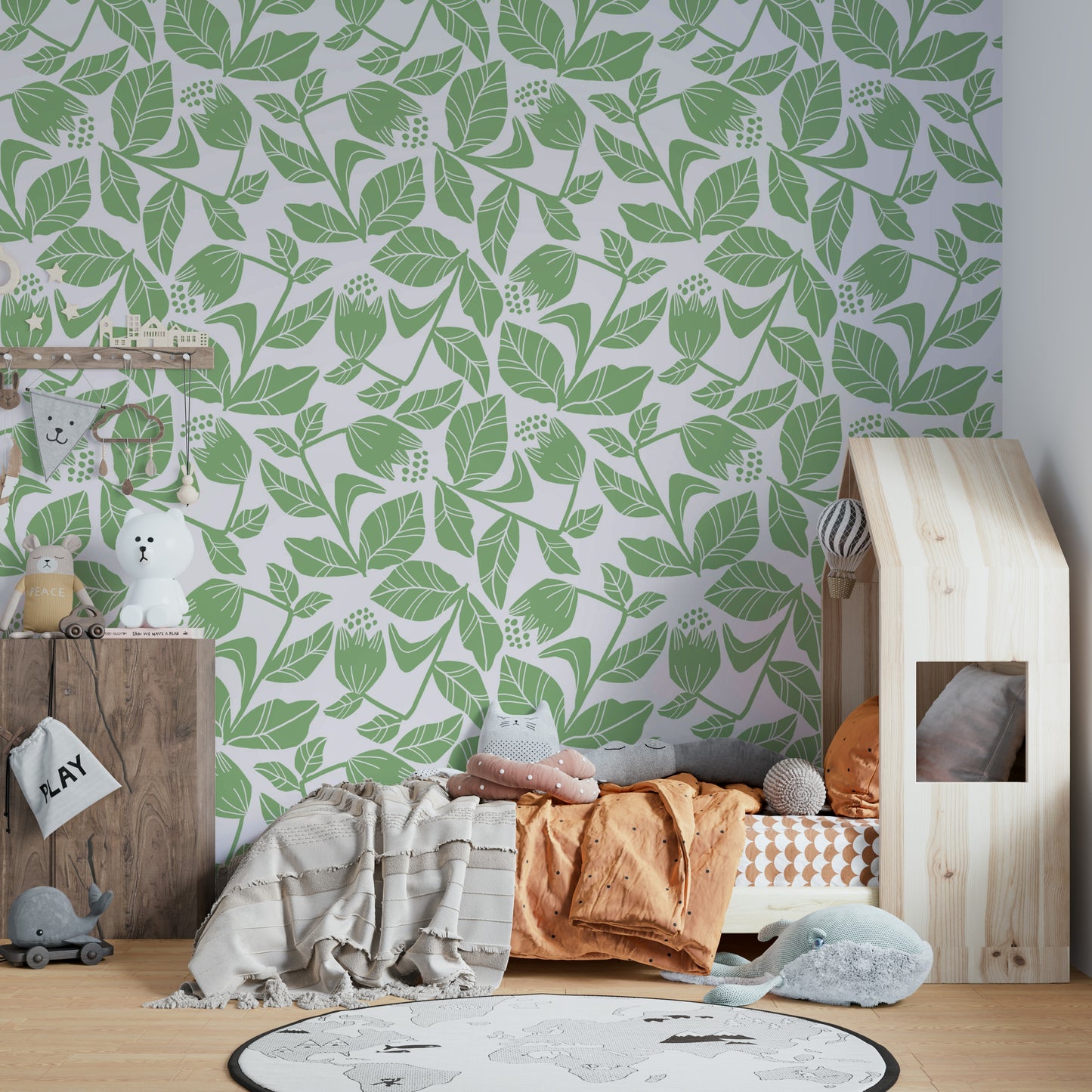 Delicate and intricate floral display.

