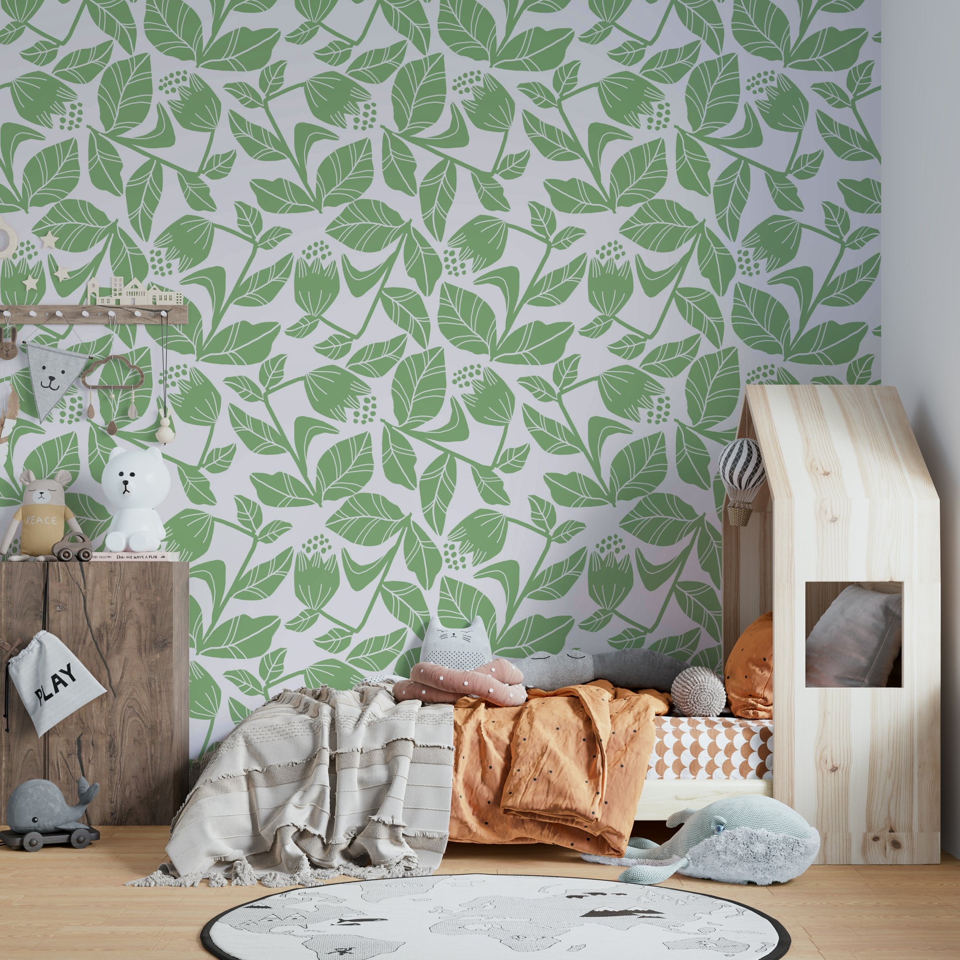 Delicate and intricate floral display.

