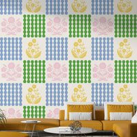 Harmonious blend of cheerful yet sophisticated colors.

