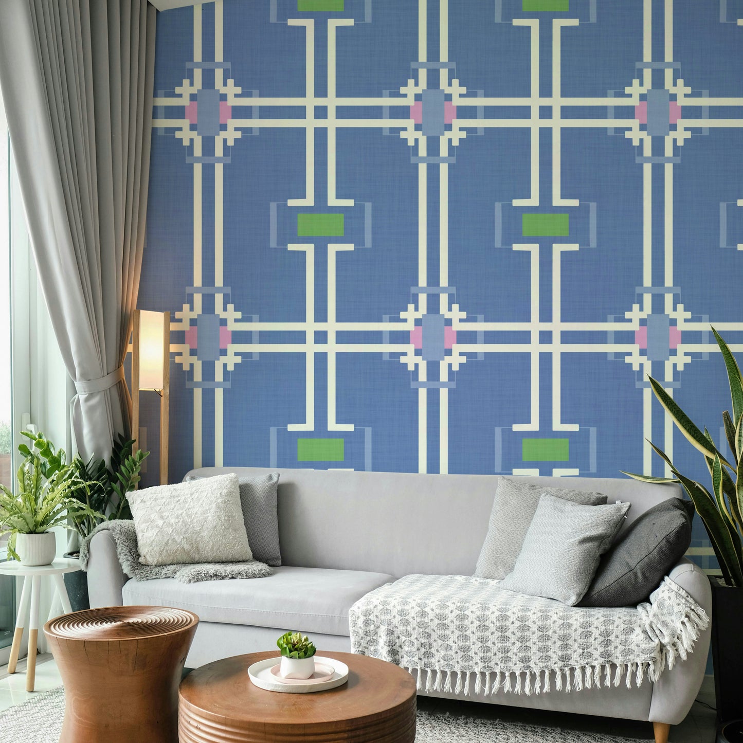 Subtle color variations in palette.

