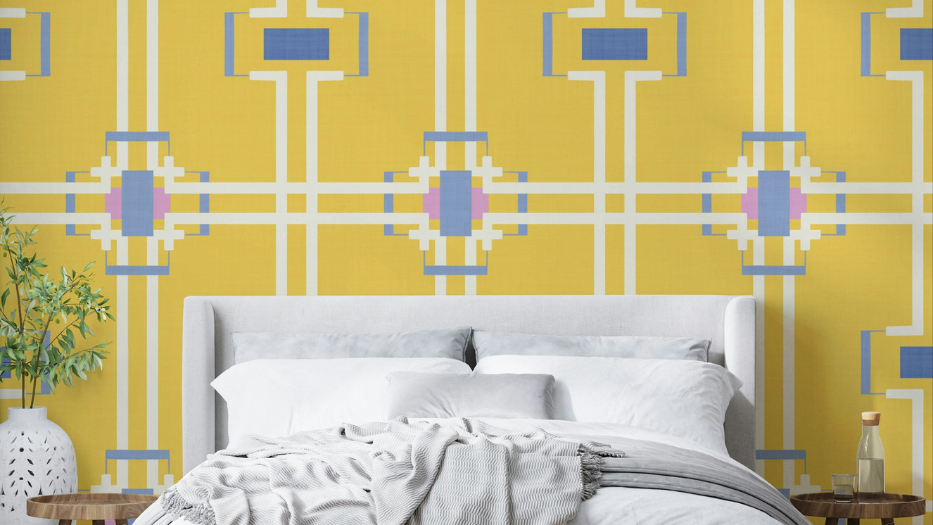 Crisp geometric shapes pattern.

