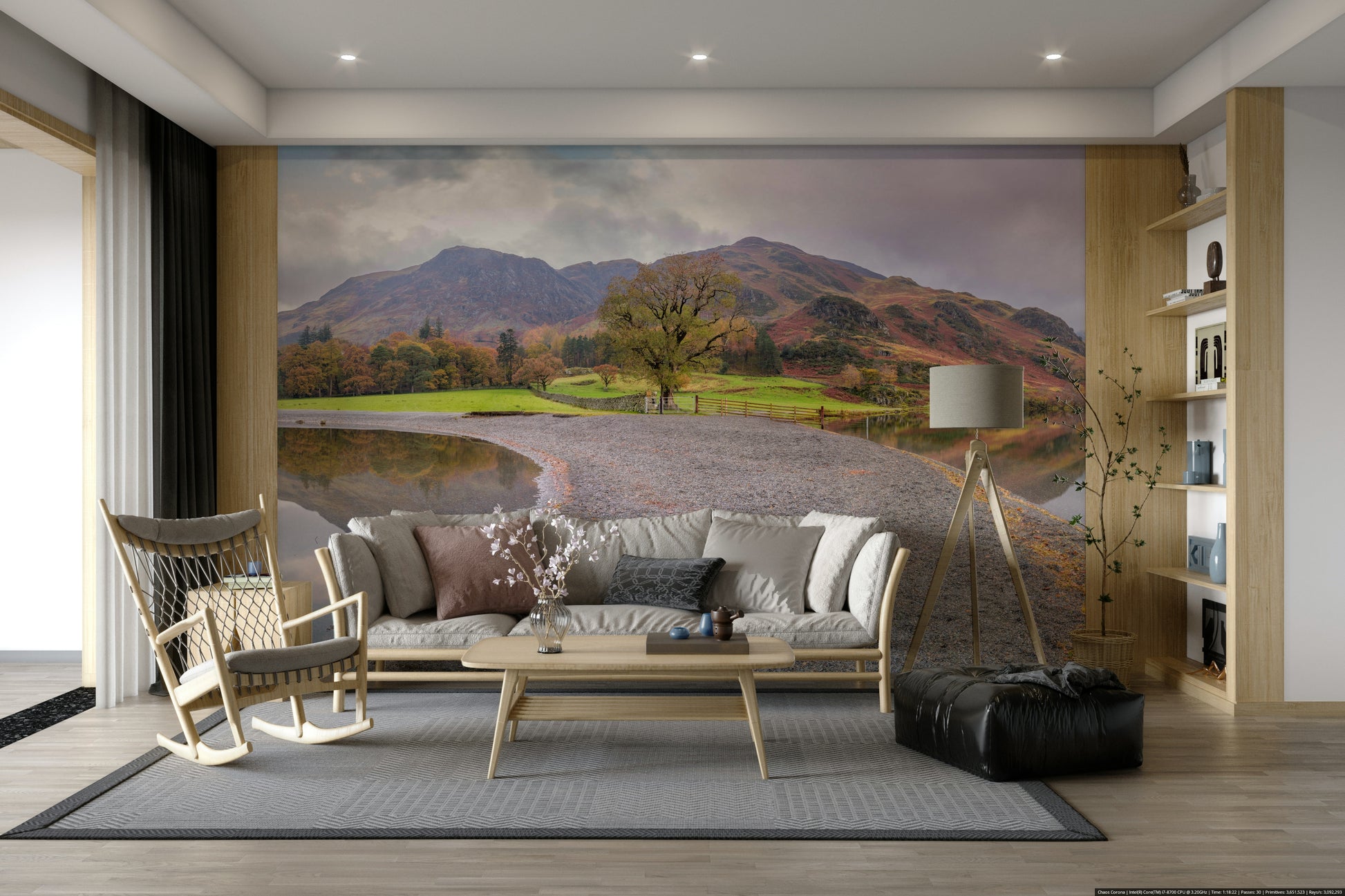 Ideal for living rooms.

