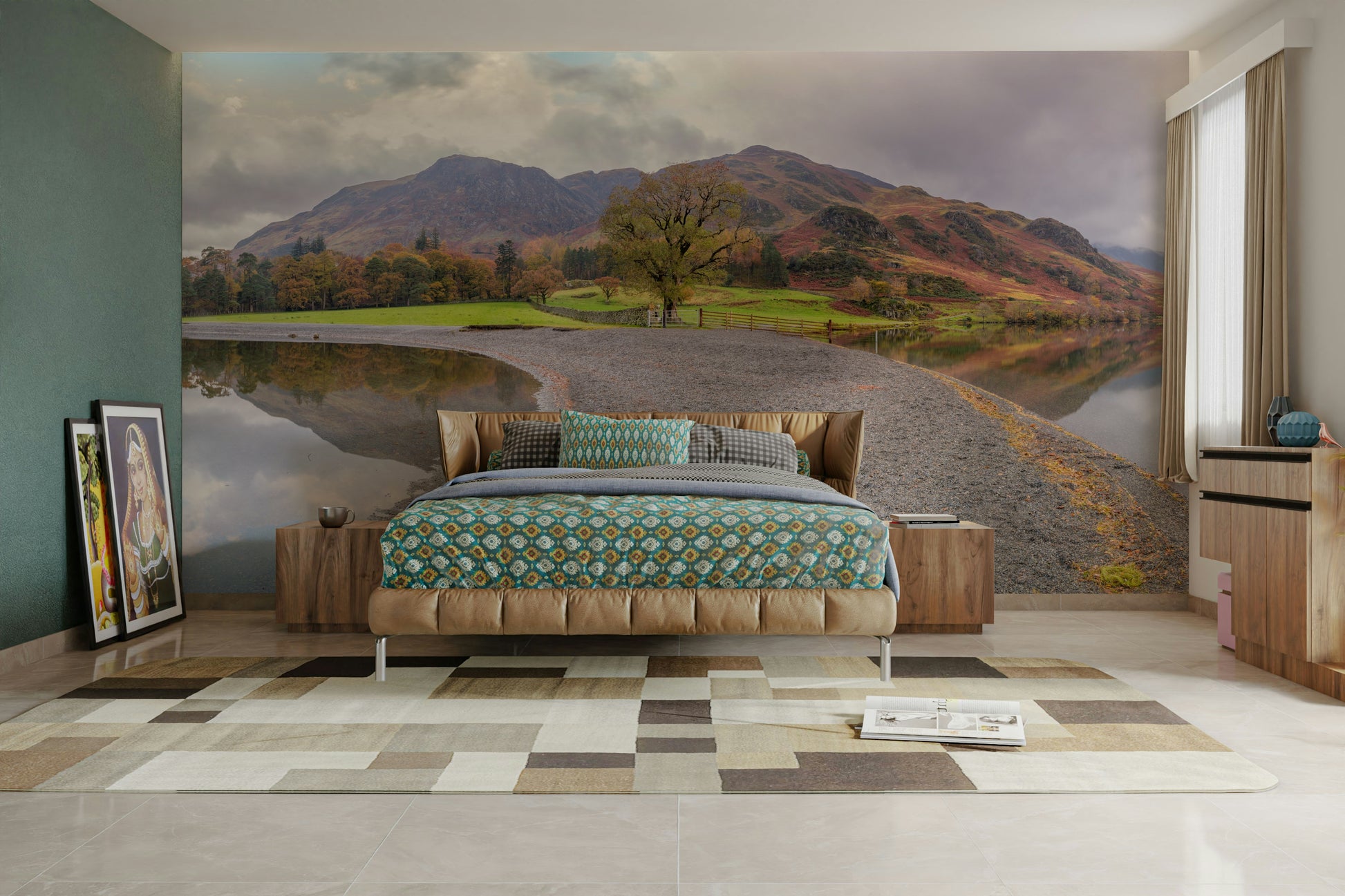 Open sky with clouds.

