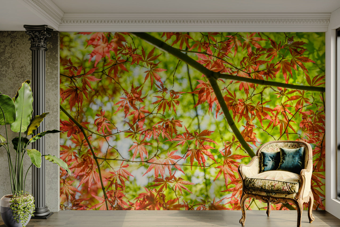 Intricate leaf details.

