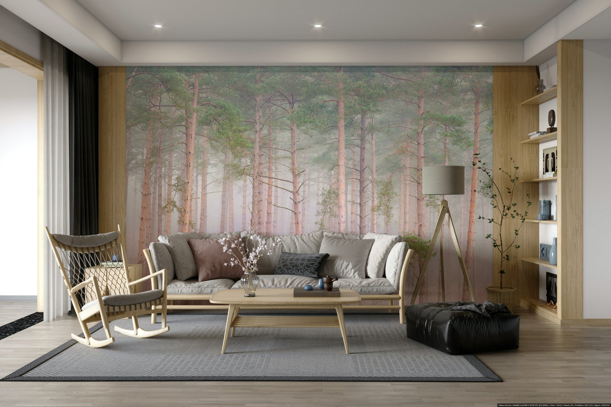 Ideal for bedrooms or studies.

