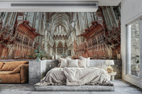 Soaring arches and vaulted ceilings.

