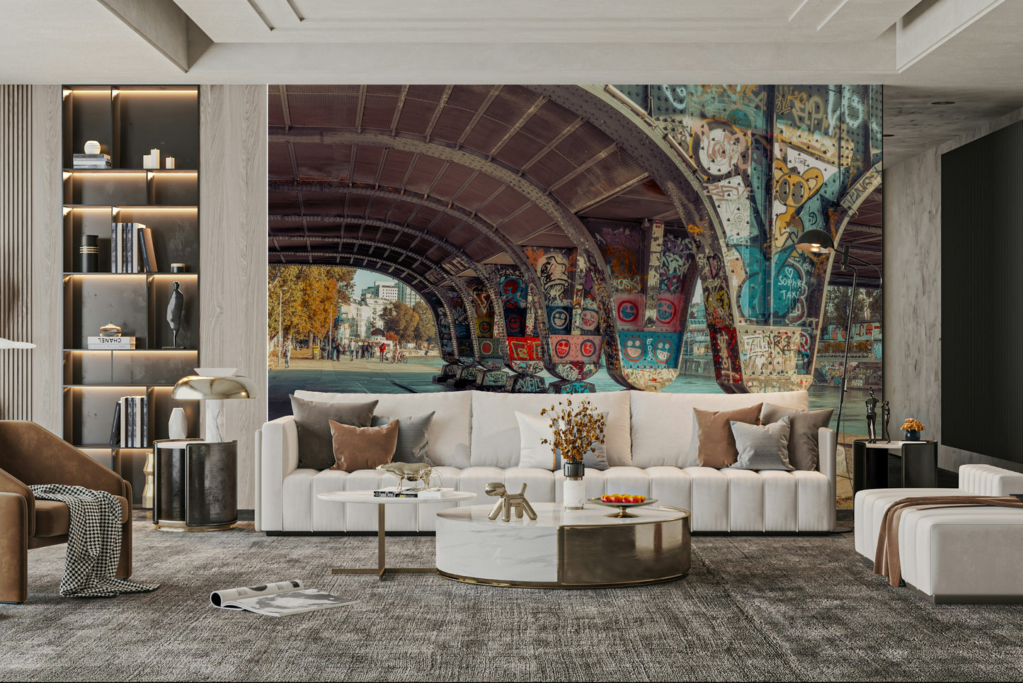 Lively color palette.

