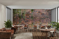 Exposed plaster or faded concrete.

