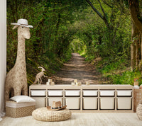 Peaceful landscape scene.

