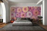 Each flower contributes to a cohesive mosaic.

