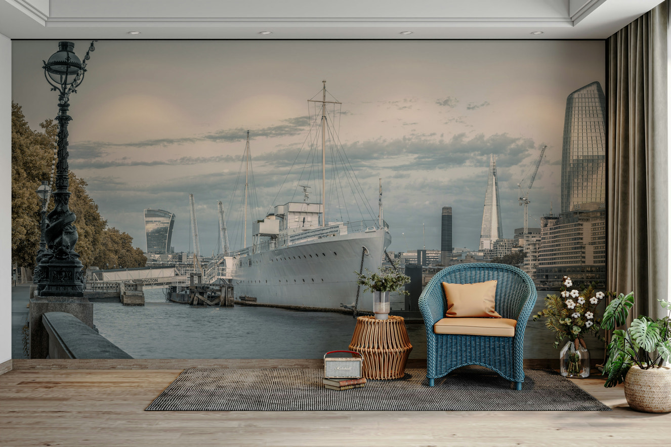Thames Panorama Wall Mural.


