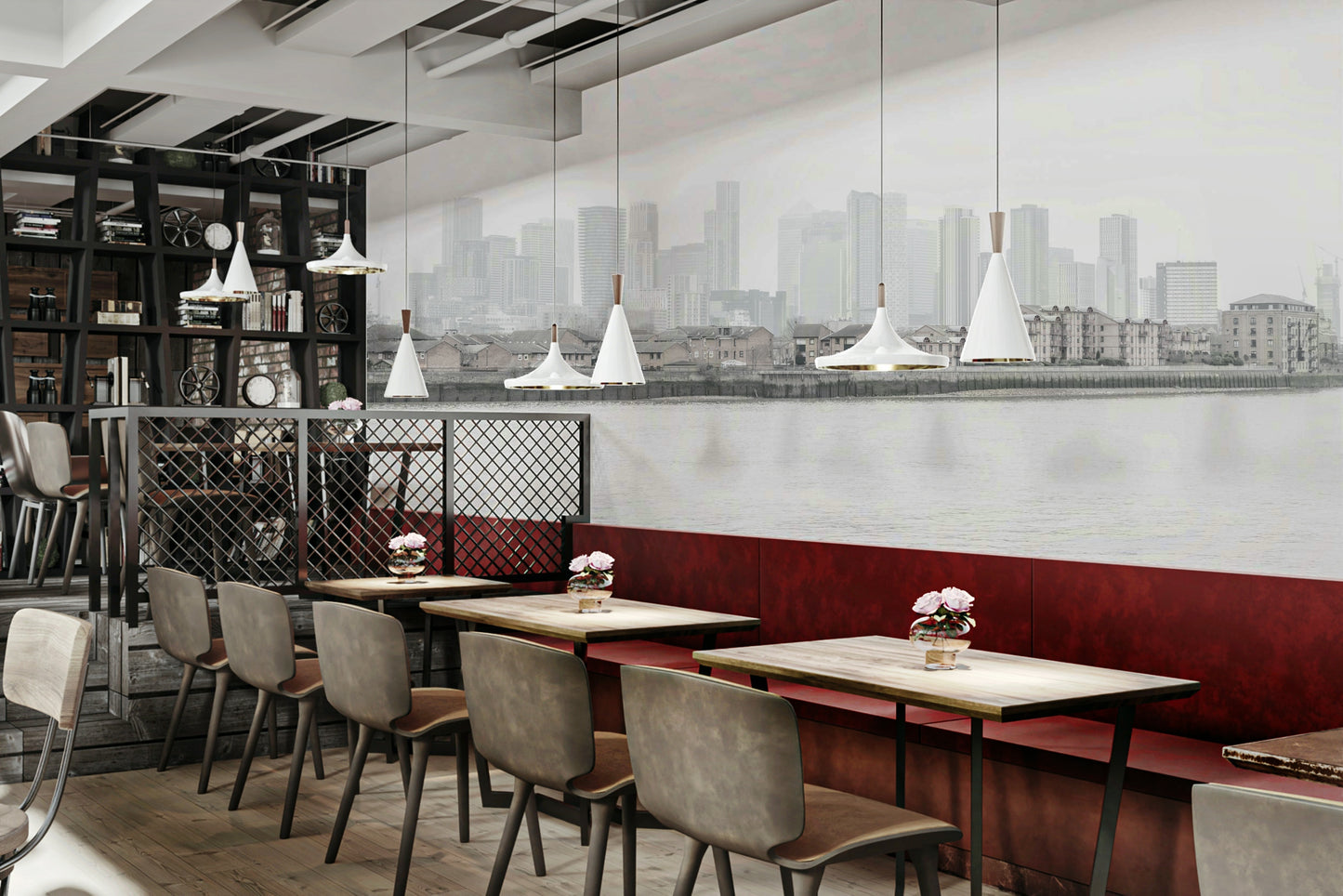 There's a strong sense of urban serenity, enigmatic beauty, and sophisticated artistry.
