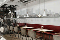 There's a strong sense of urban serenity, enigmatic beauty, and sophisticated artistry.
