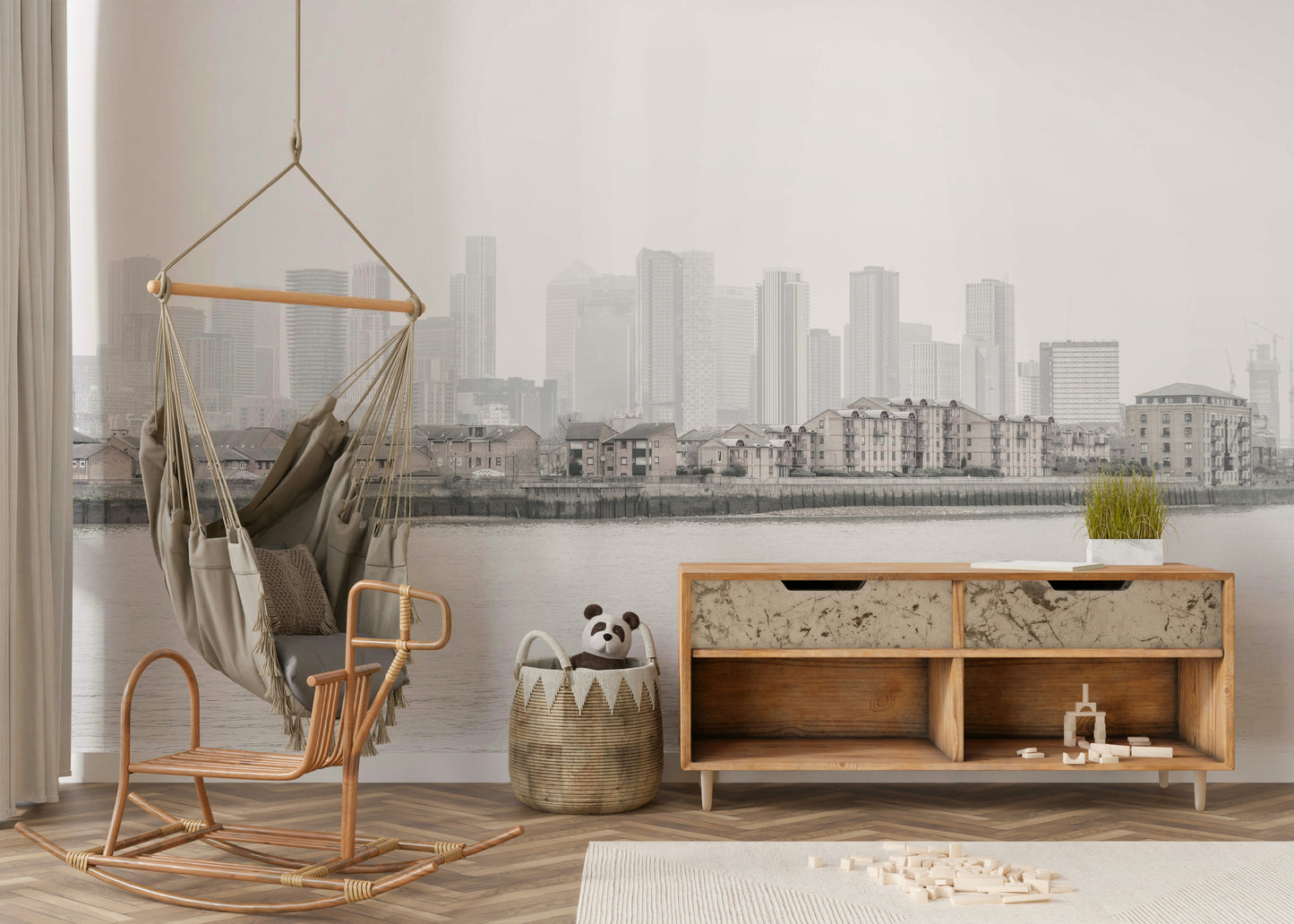 The style is photographic and artistic, with a focus on diffused light and soft edges.
