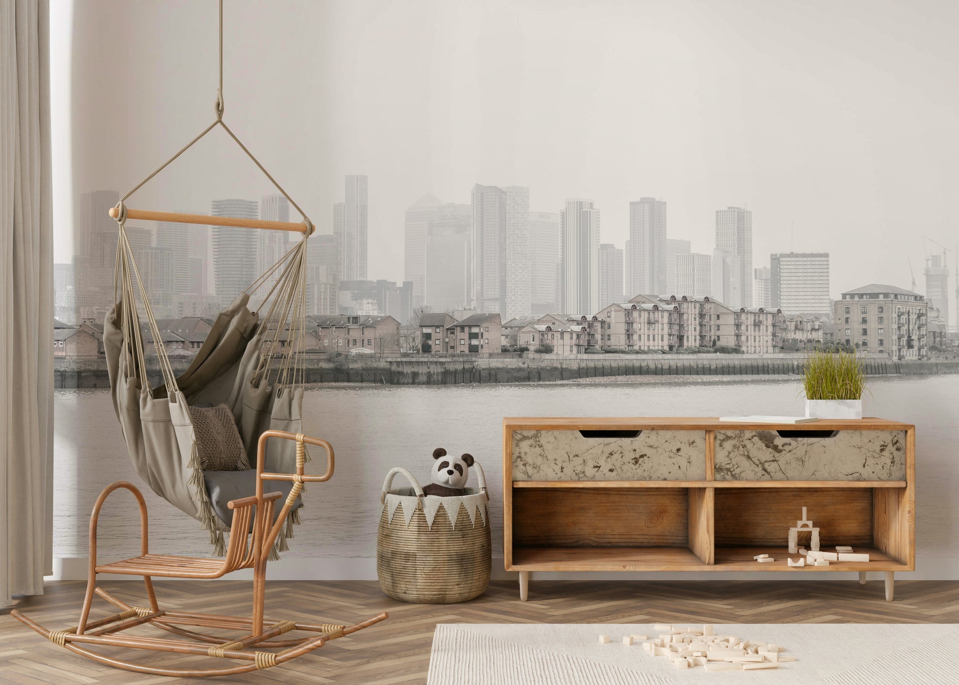 The style is photographic and artistic, with a focus on diffused light and soft edges.
