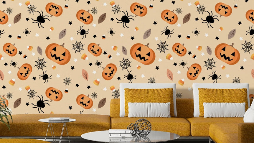 Halloween Fun Wallpaper with jack-o’-lanterns
