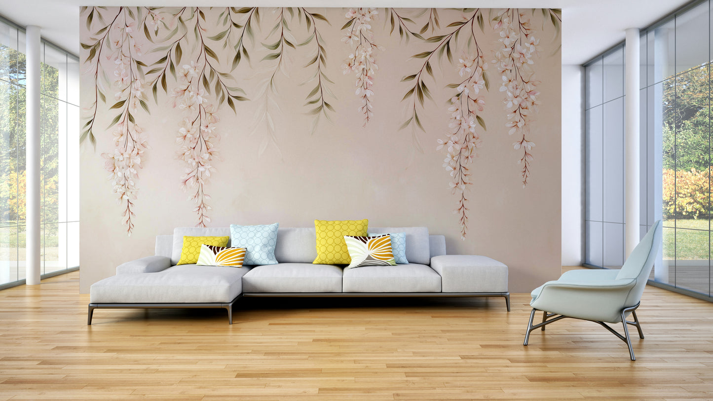 Captures the essence of a quiet, blooming garden.
