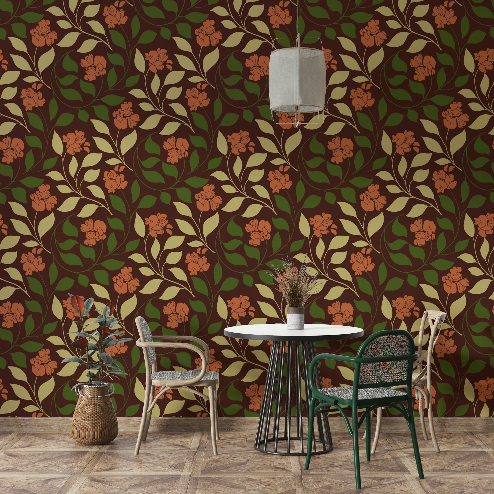 It gives a feeling of inviting elegance.
