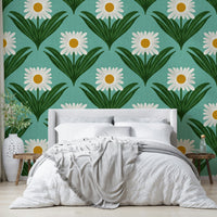 Bright, contrasting colors are used, typical of the era.
