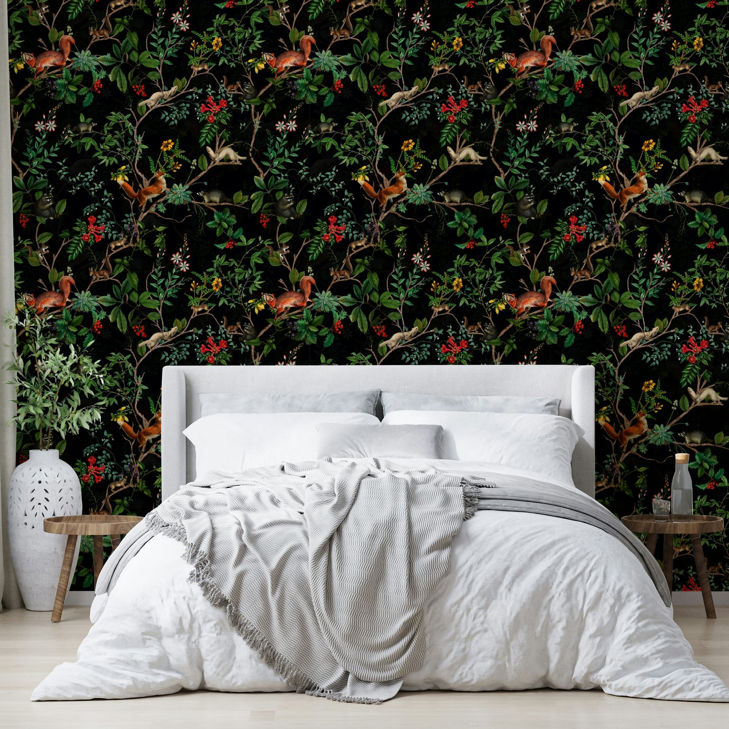 dark and moody wallcovering

