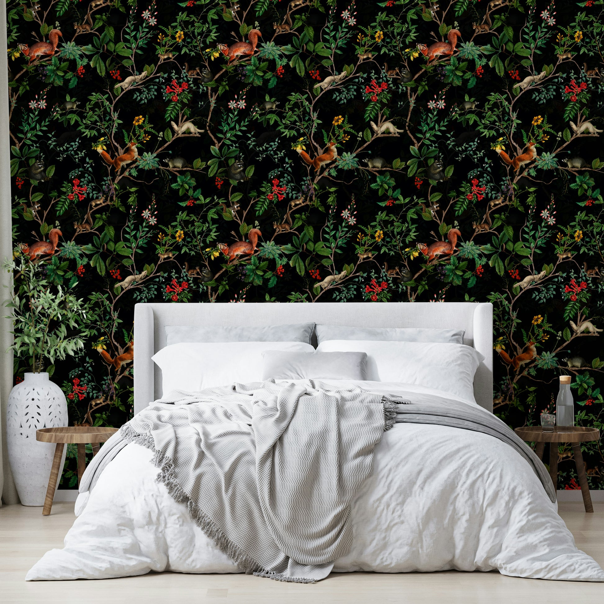 dark and moody wallcovering

