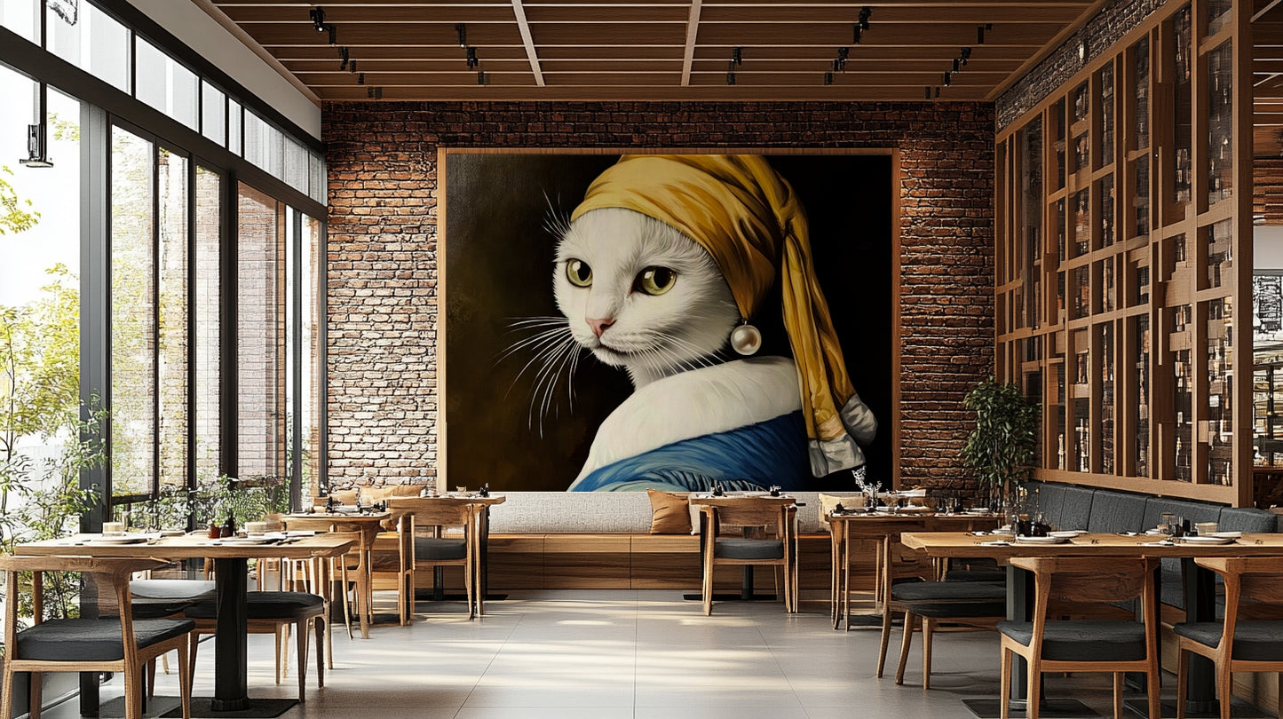 whimsical animal portrait wallpaper

