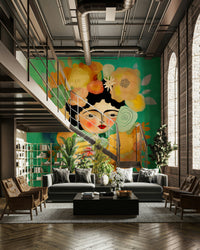 artistic bohemian-style portrait

