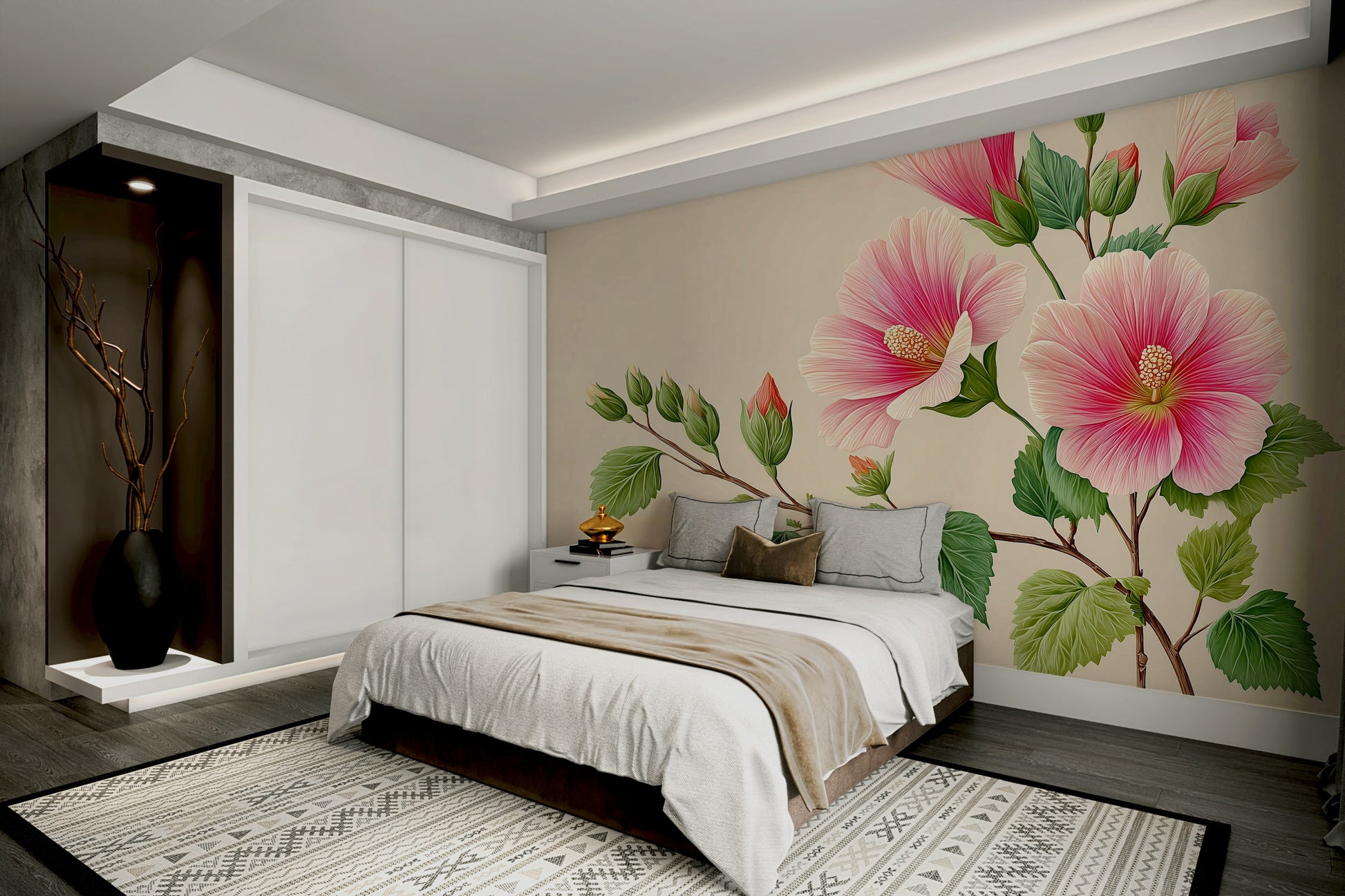 tropical-themed wall decor

