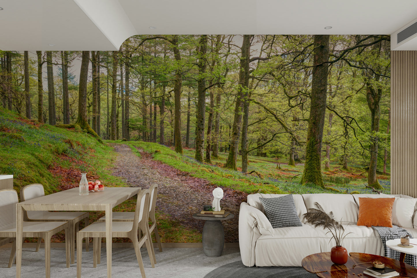 The mood is peaceful and serene.

