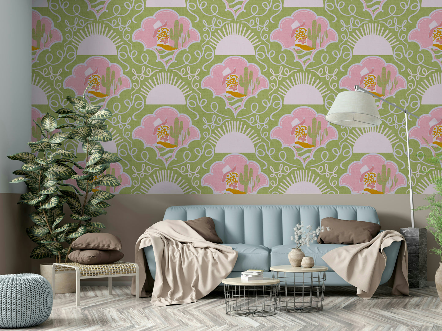 The horizon line stretches across the image.

