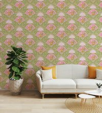 The design is non-realistic and interpretive.

