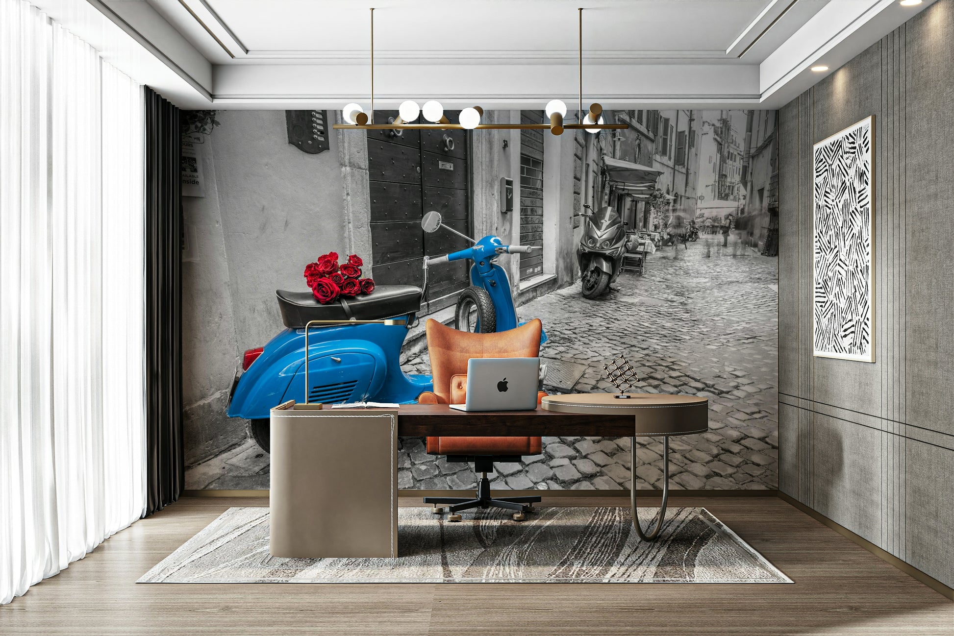 The feeling is one of quiet, elegant design.

