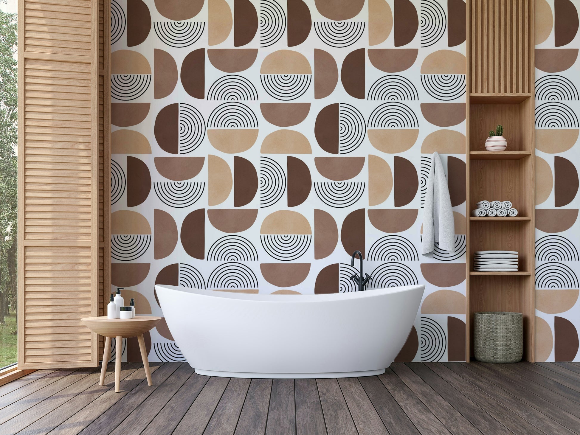 A close-up view of the detailed arcs and color blending.

