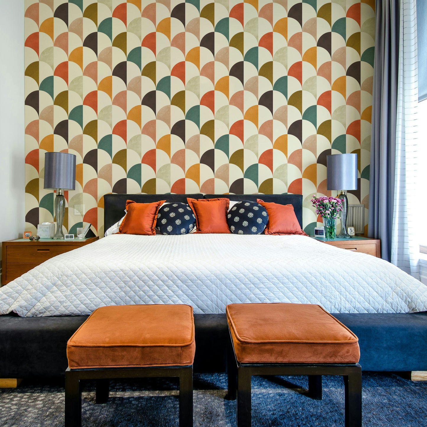 A close-up view of the detailed arches and color blending.

