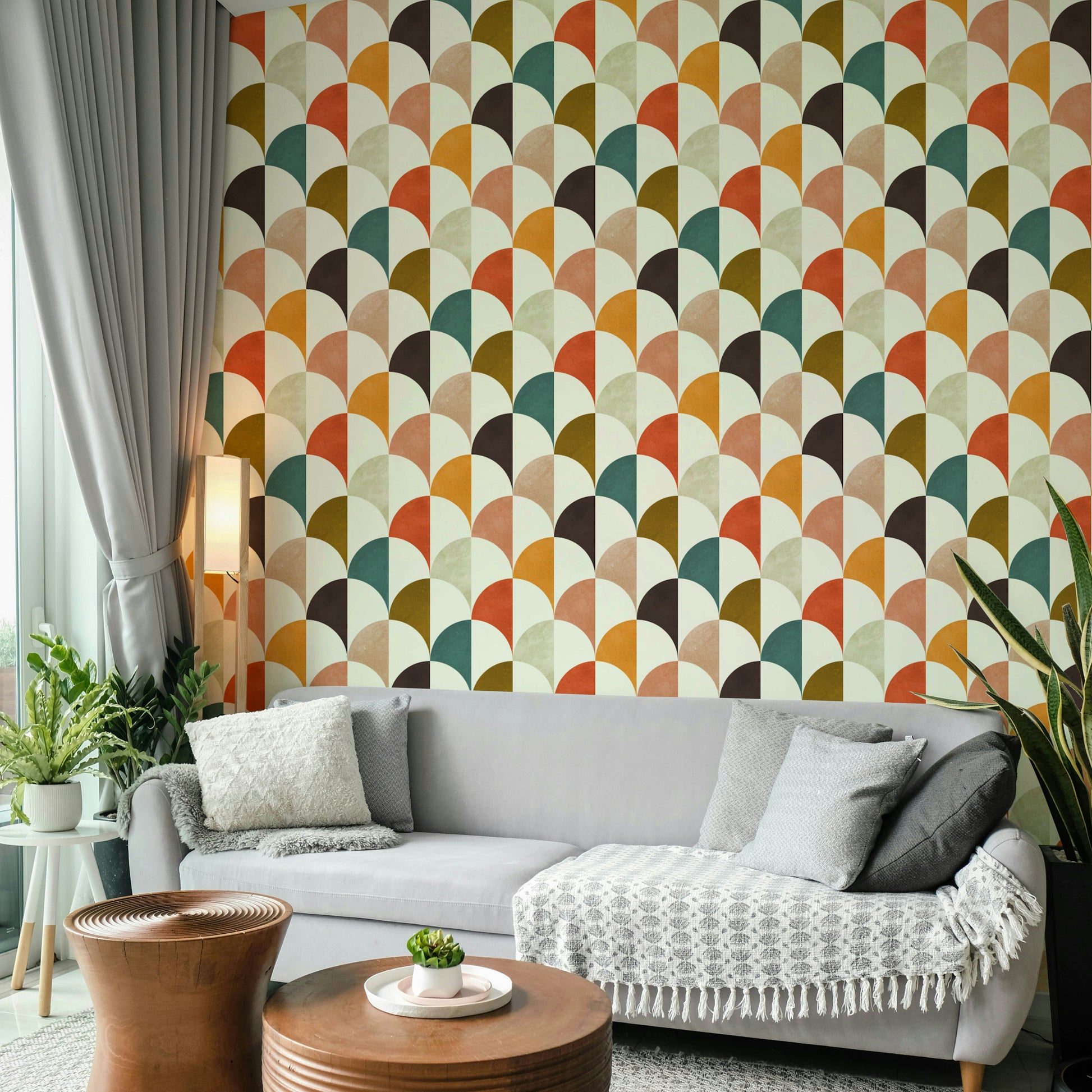 The high-resolution print captures fine details of the lines and colors.

