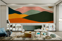 The high-resolution print captures fine details of the color gradients.

