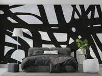 The style is minimalist and has a dramatic, contemporary feel.

